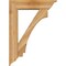 Ekena Millwork Imperial Traditional Rough Sawn Bracket w/ Offset Brace, Western Red Cedar, 8"W x 32"D x 44"H BKT0806X32X44IMP01RWR - alternate 4